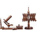 MARS EXPORTS rosewood wooden yarn winder and swift combo