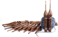 MARS EXPORTS 13-piece premium rosewood crochet hook set design 5