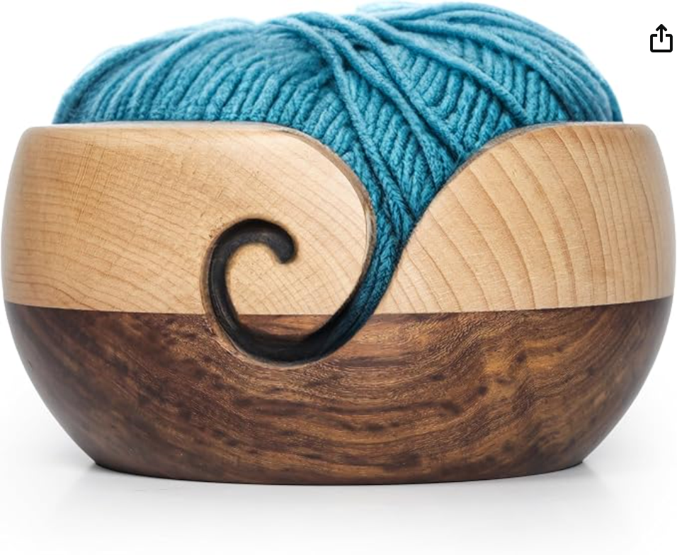 MARS EXPORTS multiwood yarn bowl multicolor design 2