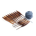 MARS EXPORTS 13-piece rosewood dolphin crochet hook set
