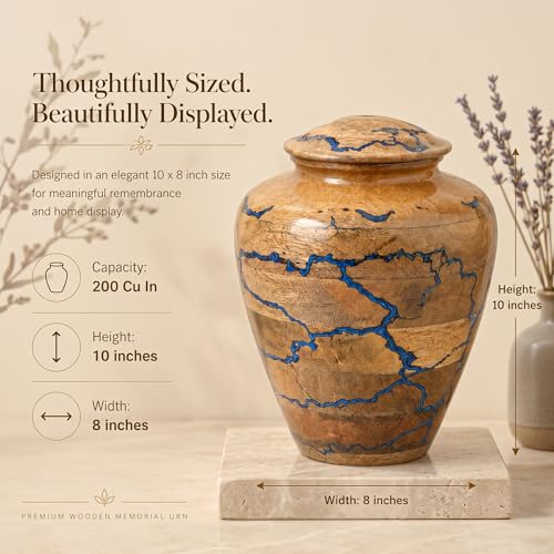 Large memorial urn for funeral or celebration of life