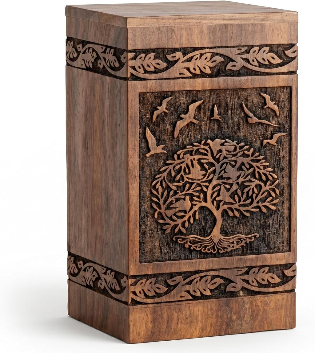 115 cu in tree of life birds urn